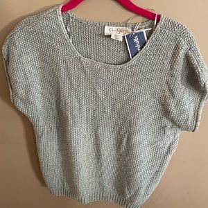 New with tags Jessica Simpson short sleeve knit sweater